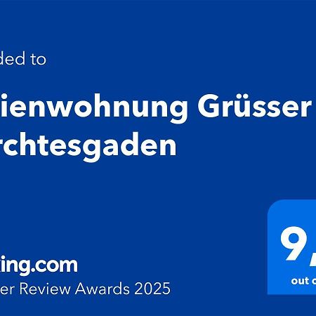 Ferienwohnung Gruesser In Berchtesgaden Buitenkant foto